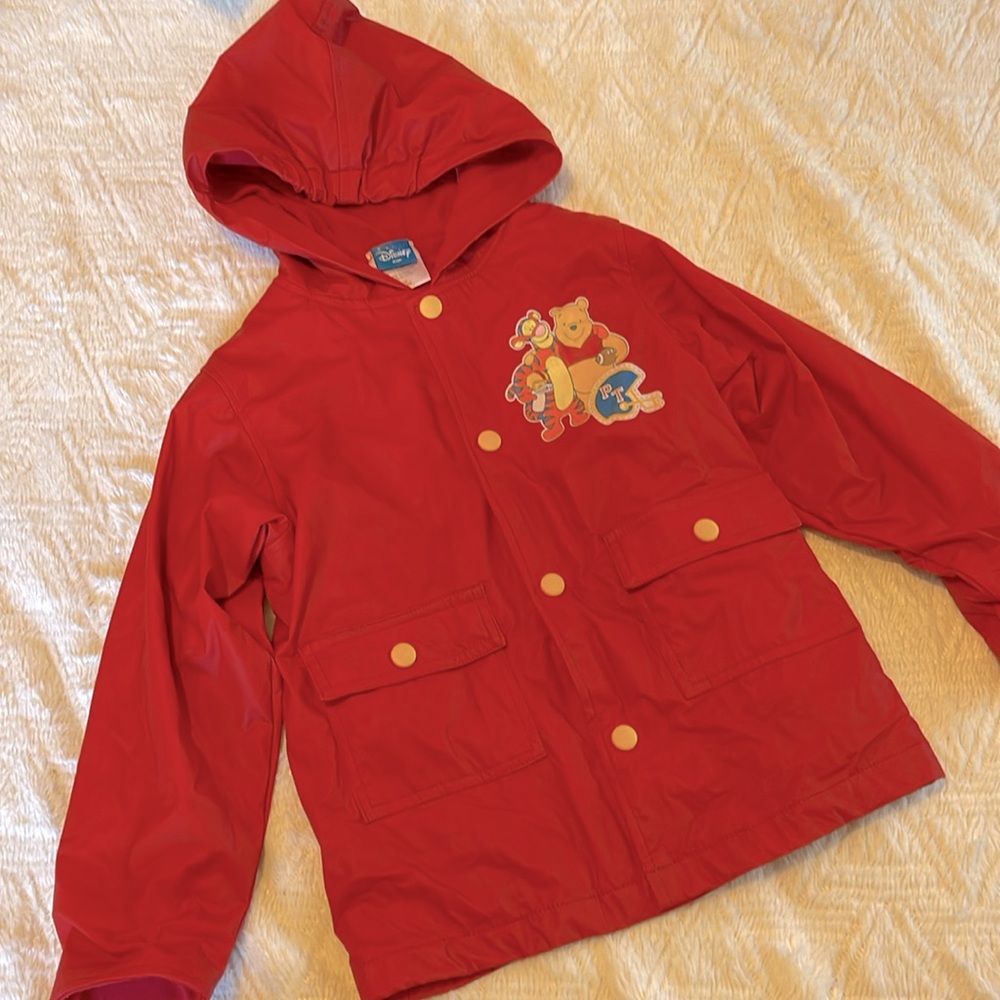 Disney Store Winnie the Pooh Football Rain Jacket
